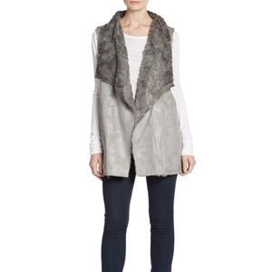 Vintage Saks Fifth Avenue Fur Lined Vest